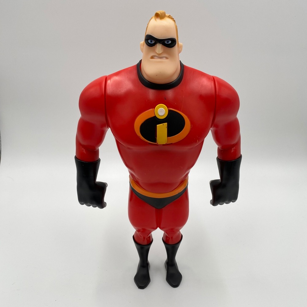 Disney Pixar Incredibles Mr Incredible Talking 12" Action Figure Toy Works Video
